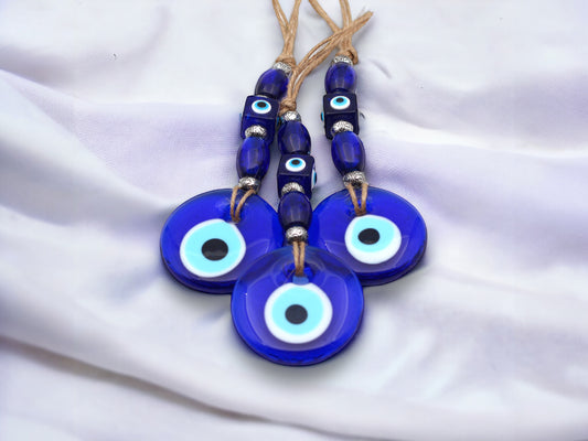 5 cm Evil Eye Classic Beaded Natural String Evil Eye Protection Wall or Door Hanging Home Decoration / Ornament