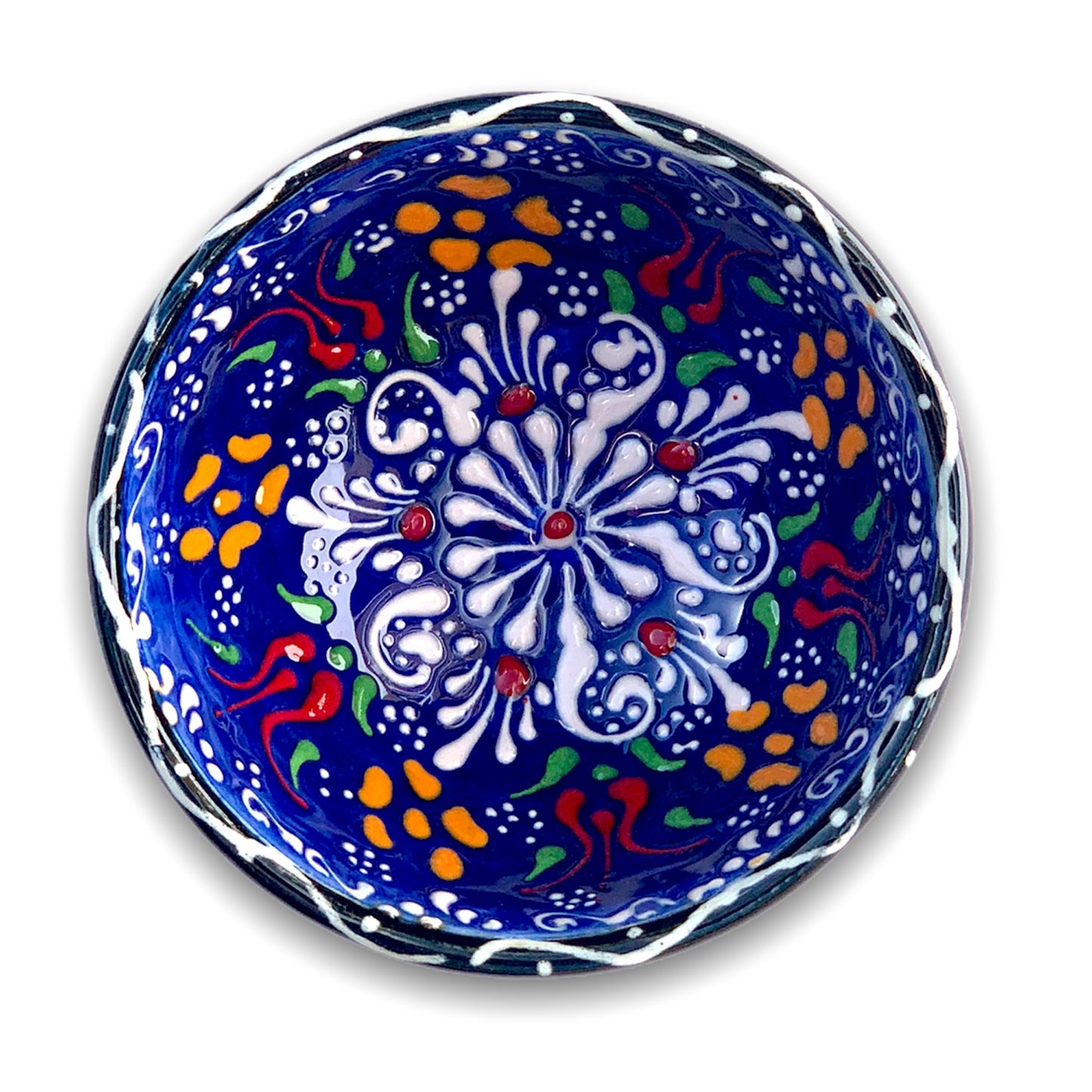 8 Cm Small Ceramic Bowls Set of 6 for Snack,Tapas, Dessert, Nuts, Olive, Soy Sauce For Use or Decorative