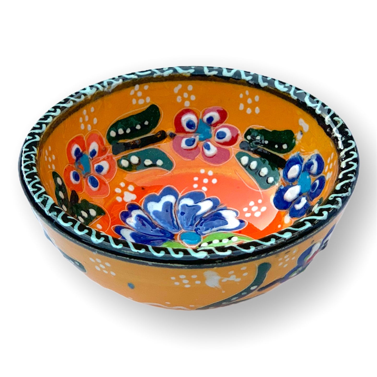 8 Cm Small Ceramic Bowls Set of 6 for Snack,Tapas, Dessert, Nuts, Olive, Soy Sauce For Use or Decorative