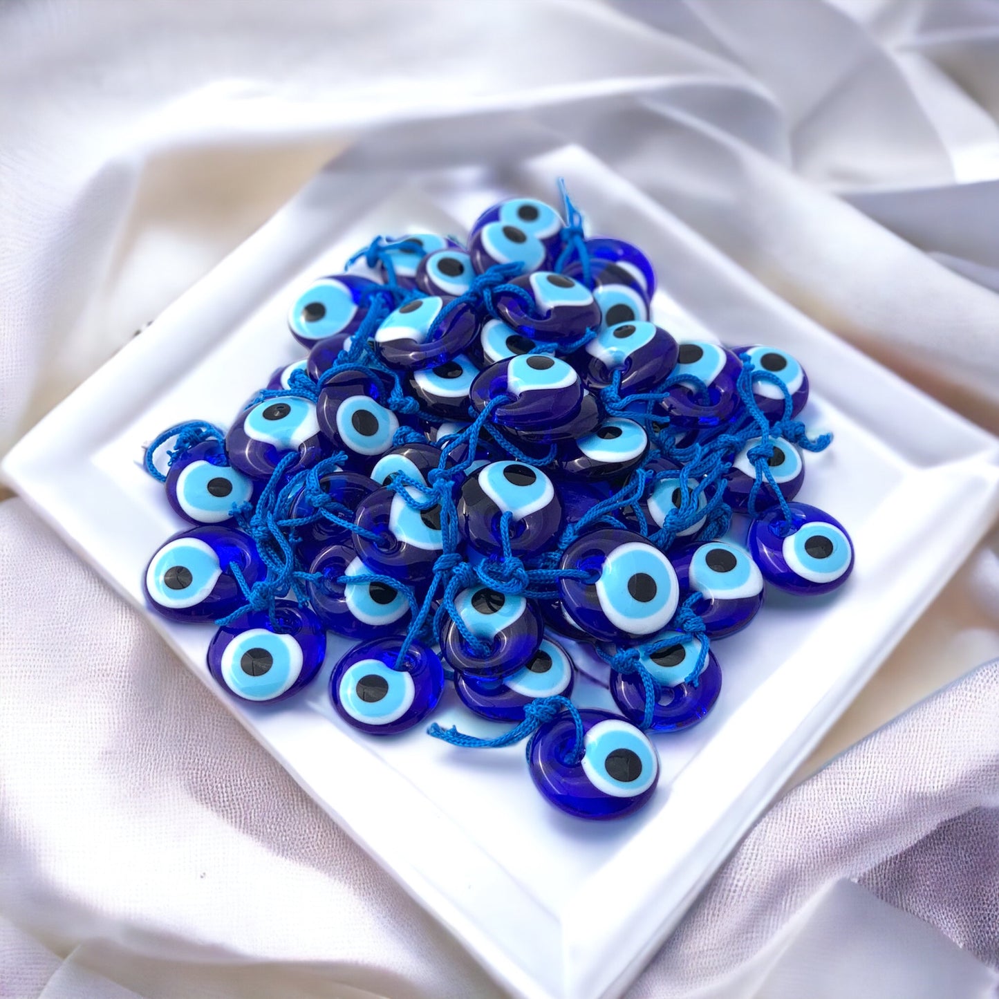 10 Pieces Lovely Wedding Favour | 3 Cm Turkish Evil Eye Bead |Evil Eye Charm Wedding Favour Gift | Lucky Eye Favour Engagement