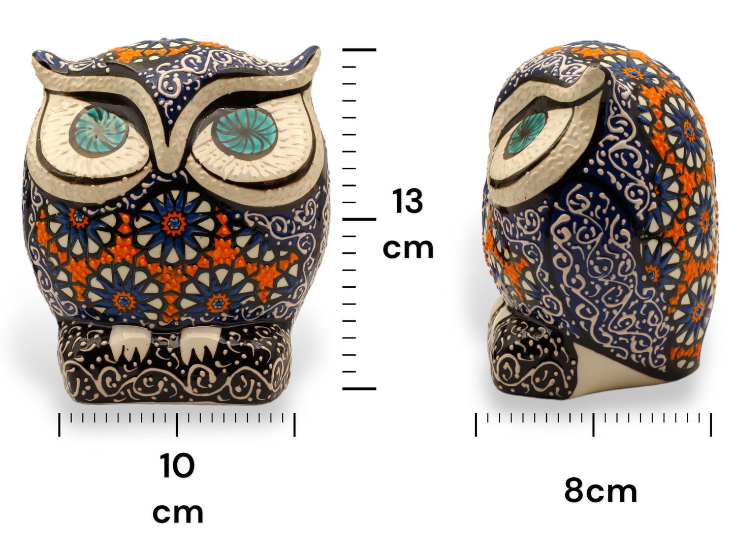 Artisan Crafted Decorative Ceramic Owls – Unique Hand-Painted and Handmade Designs