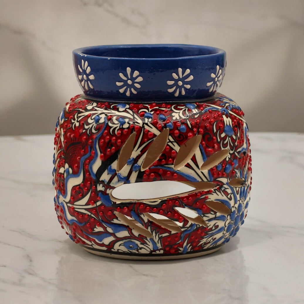 Elegance in Flame: Unique Handcrafted Ceramic Oil Burner