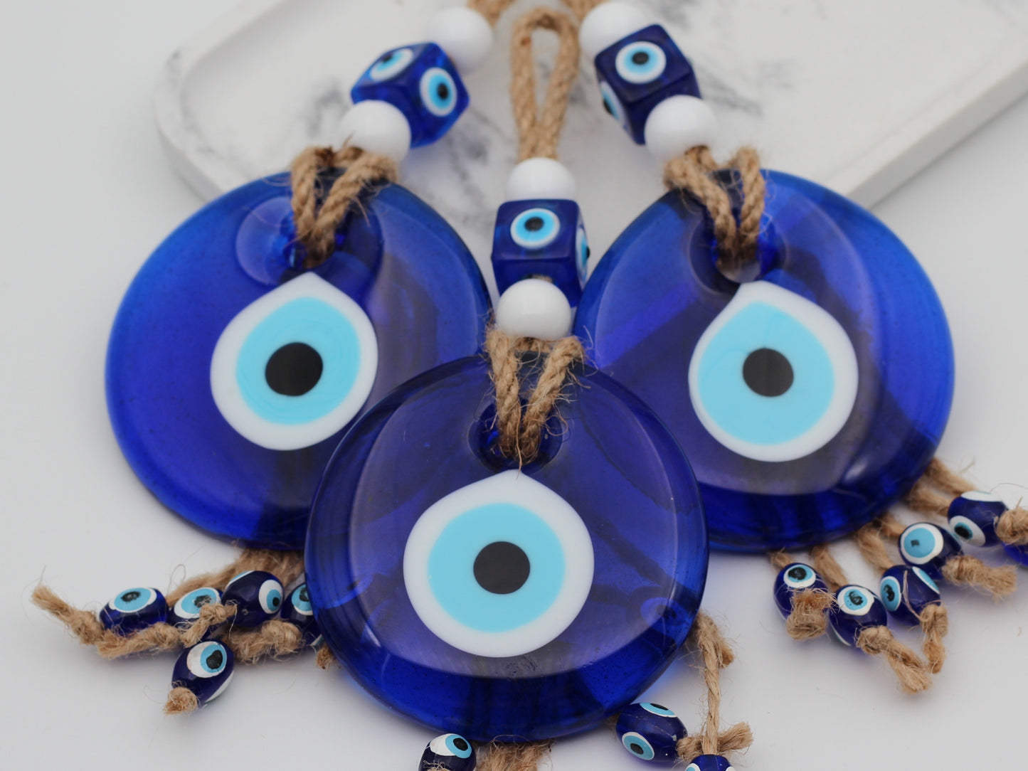 8 cm Round Evil Eye Protection Wall or Door Hanging Home Decoration / Ornament