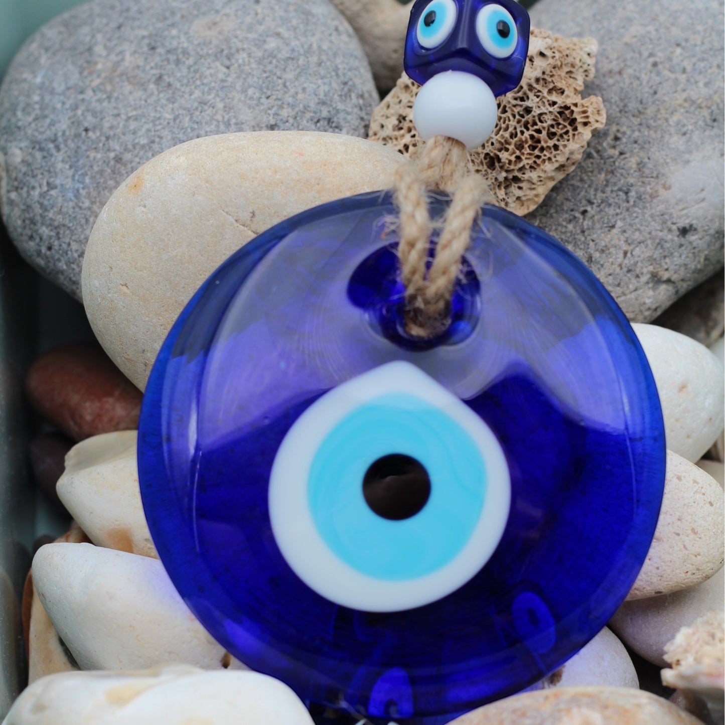 8 cm Round Evil Eye Protection Wall or Door Hanging Home Decoration / Ornament