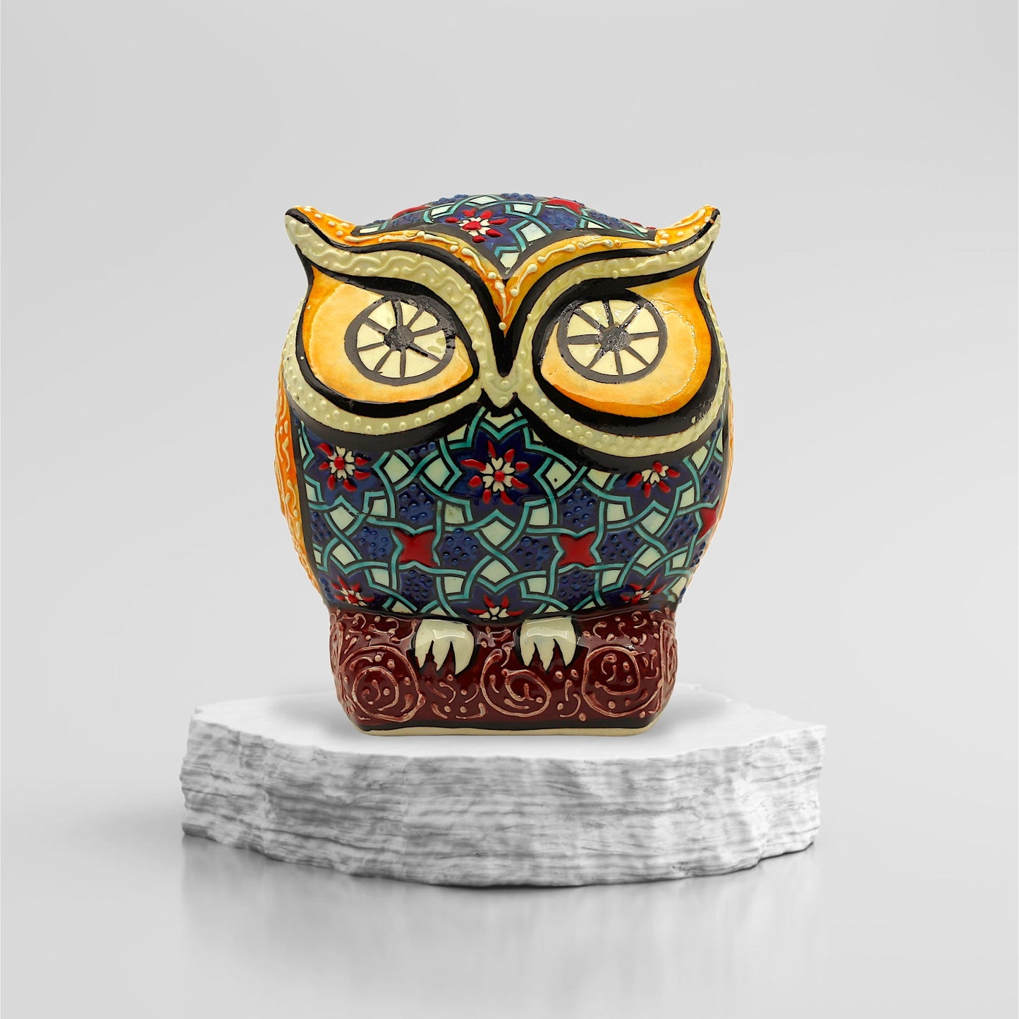 Artisan Crafted Decorative Ceramic Owls – Unique Hand-Painted and Handmade Designs
