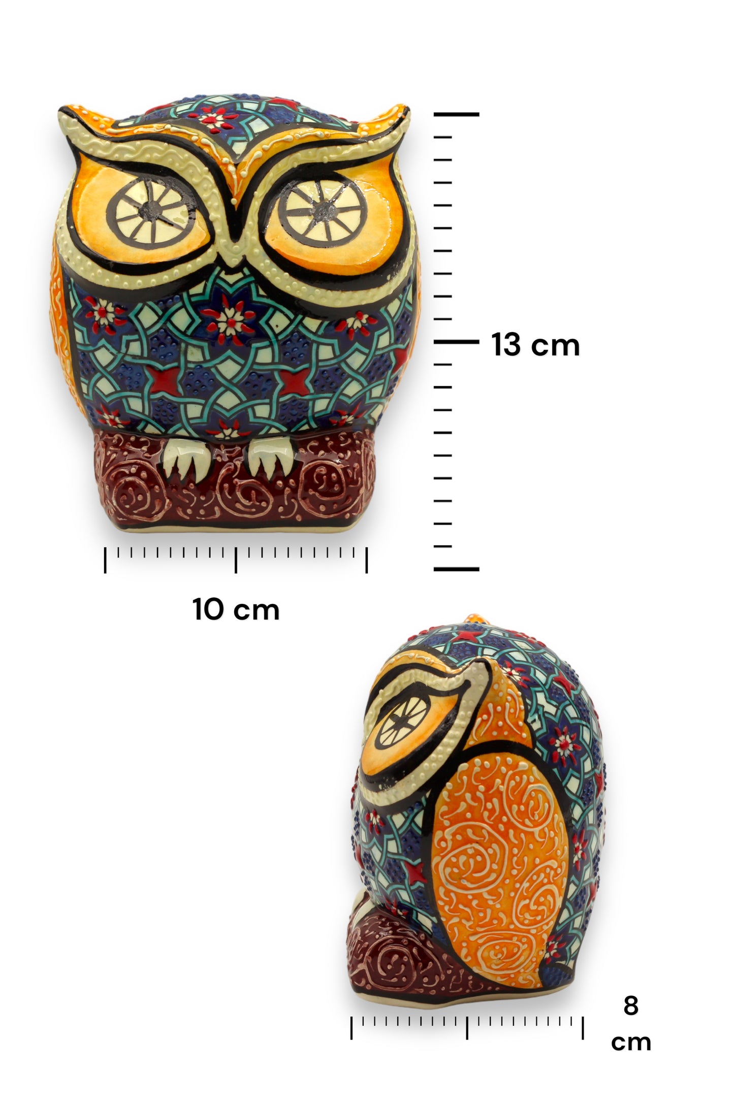 Artisan Crafted Decorative Ceramic Owls – Unique Hand-Painted and Handmade Designs