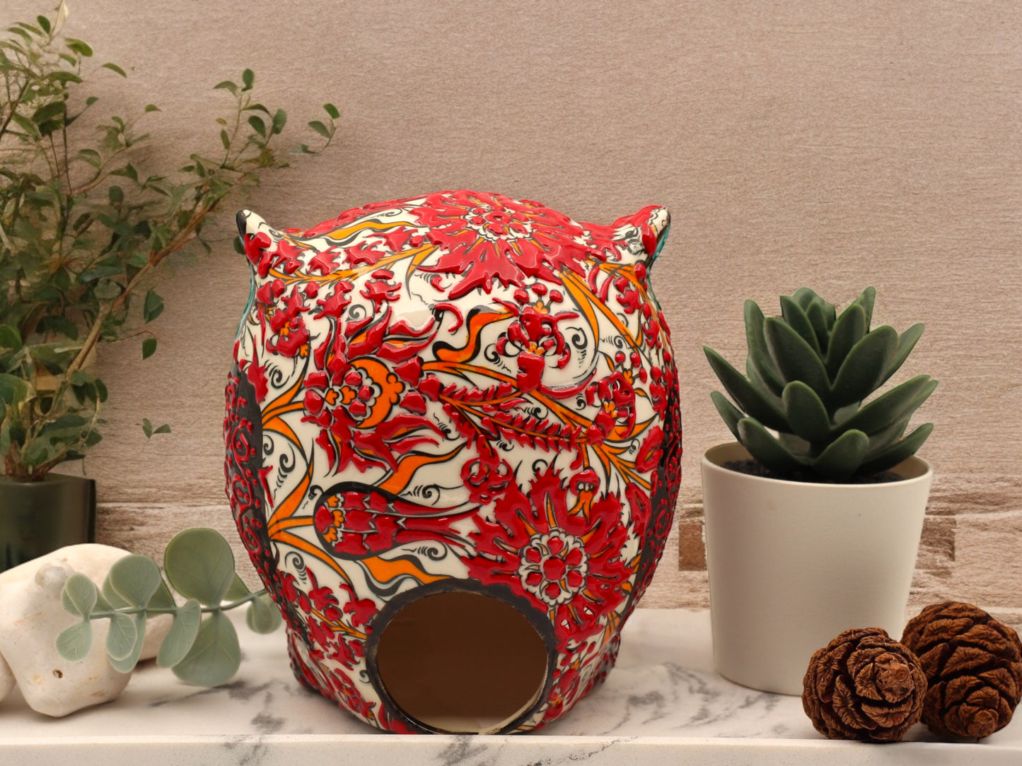 Artisan Crafted Decorative Ceramic Owls – Unique Hand-Painted and Handmade Designs