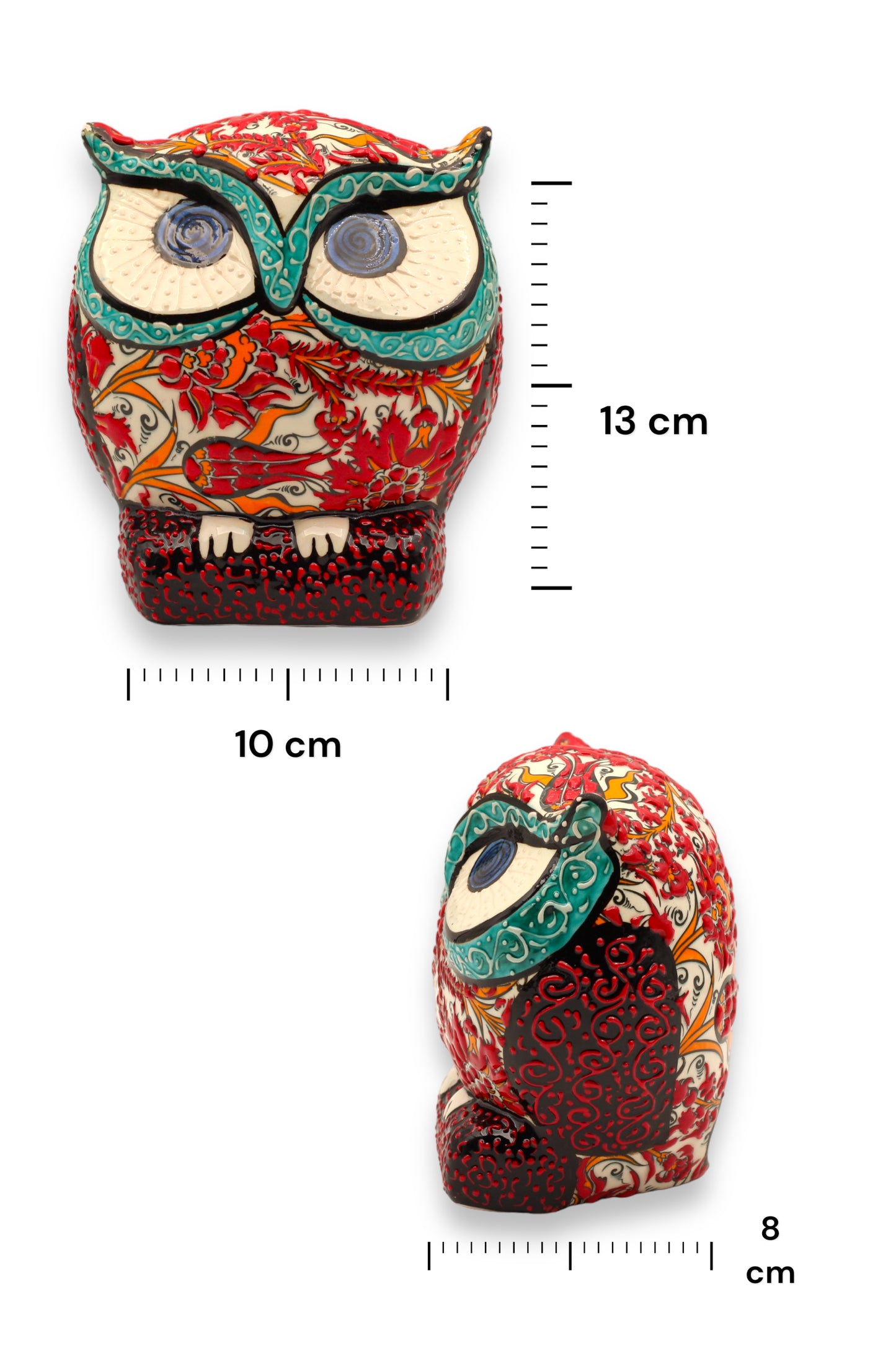 Artisan Crafted Decorative Ceramic Owls – Unique Hand-Painted and Handmade Designs