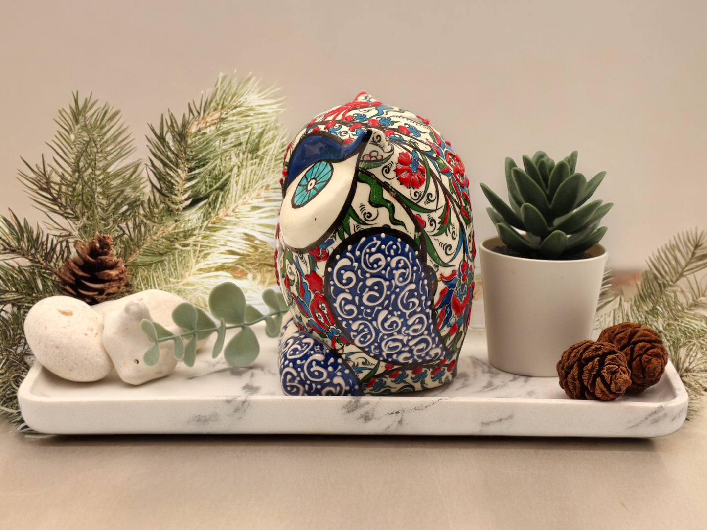 Artisan Crafted Decorative Ceramic Owls – Unique Hand-Painted and Handmade Designs