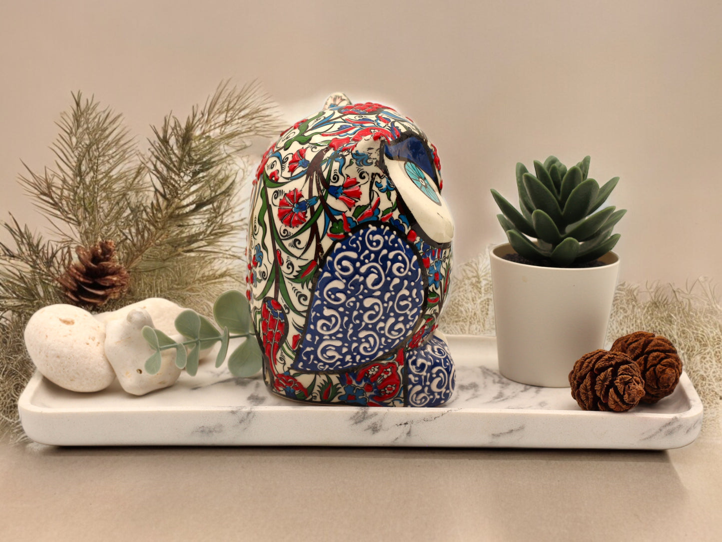 Artisan Crafted Decorative Ceramic Owls – Unique Hand-Painted and Handmade Designs