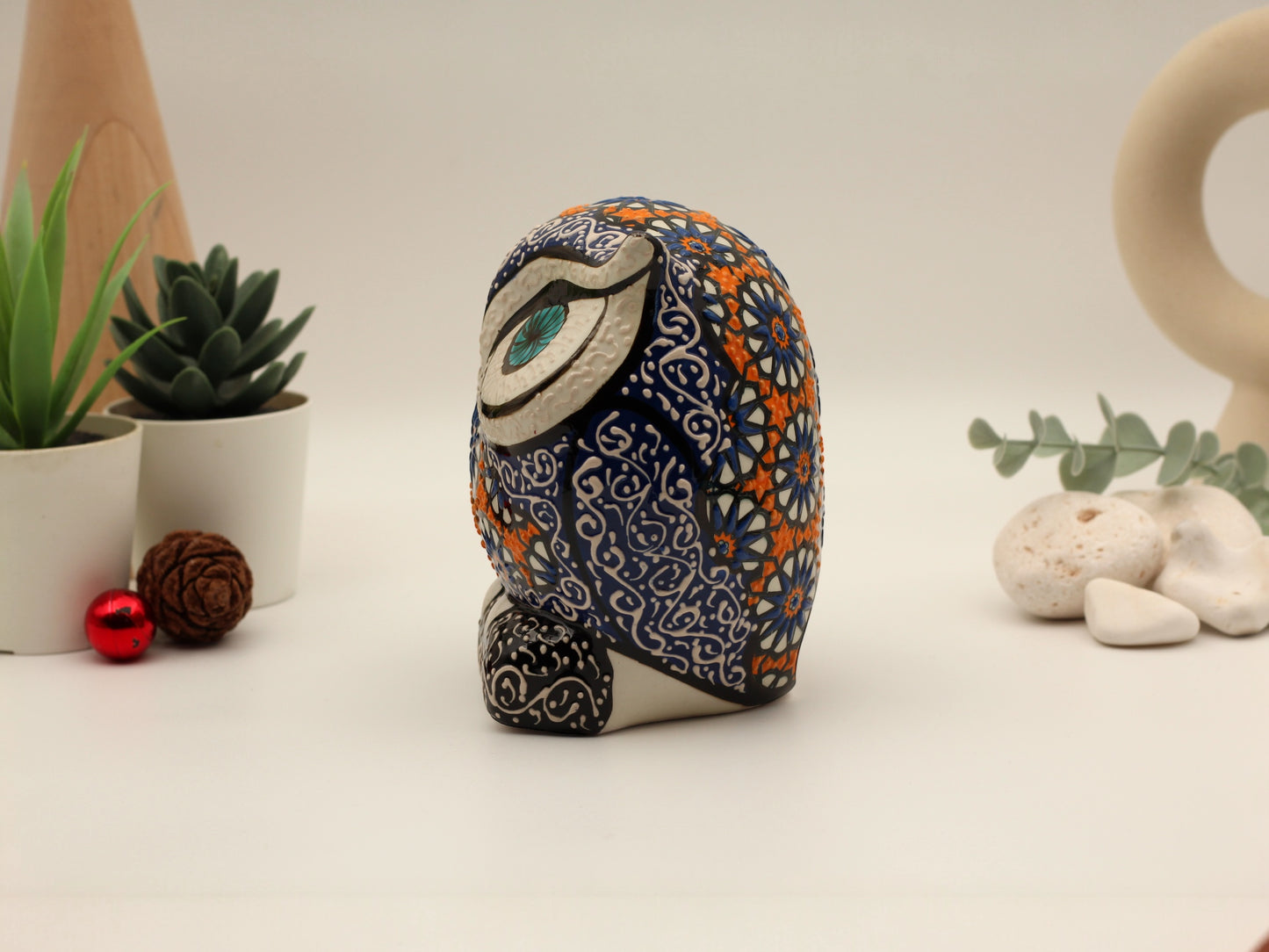 Artisan Crafted Decorative Ceramic Owls – Unique Hand-Painted and Handmade Designs