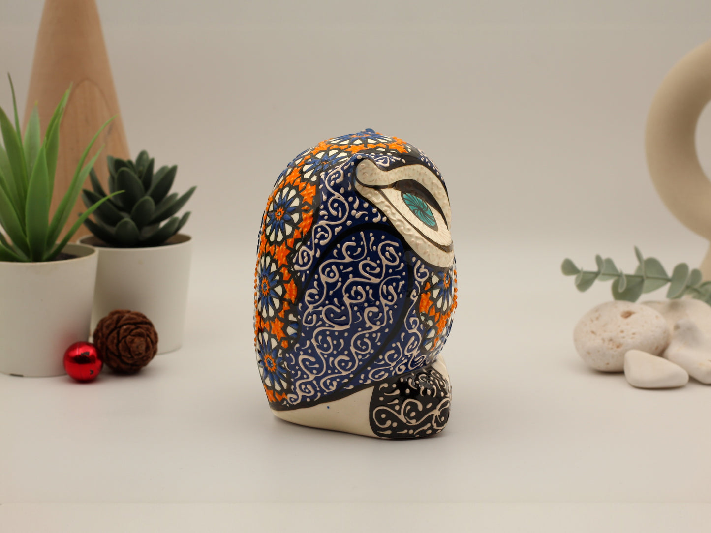 Artisan Crafted Decorative Ceramic Owls – Unique Hand-Painted and Handmade Designs