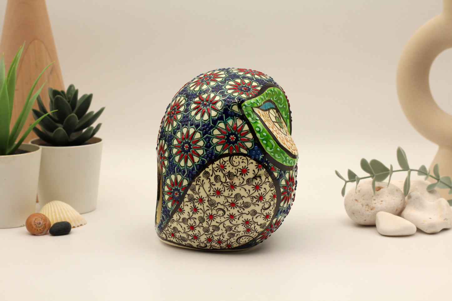 Artisan Crafted Decorative Ceramic Owls – Unique Hand-Painted and Handmade Designs