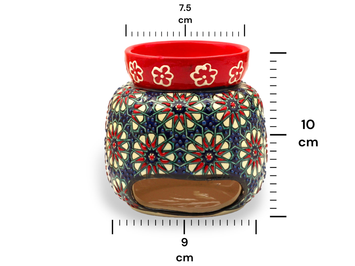 Elegance in Flame: Handcrafted Ceramic Oil Burner