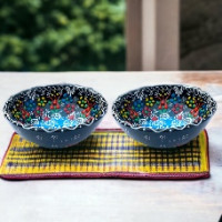 12 cm Lace Patterned Bowls